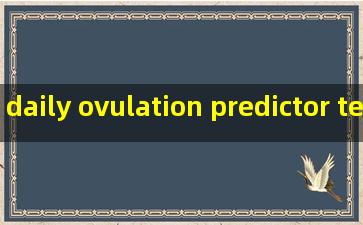daily ovulation predictor test strips